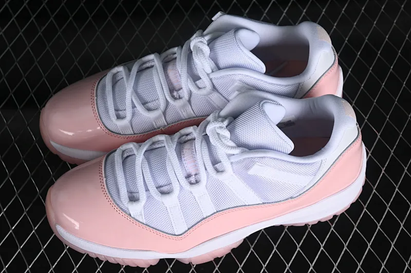 All categories Air Jordan Jordan series basketball shoes Air Jordan 11 F version Air Jordan 11 Low "Legend Pin" AJ11 Joe 11 girl pink genuine standard genuine carbon low-top basketball shoes AH7860-160